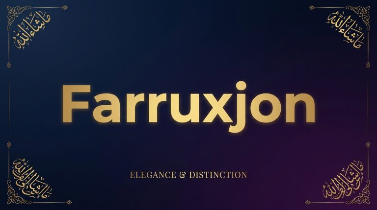 Farruхjon ismi nima degani? Ma’nosi va kelib chiqishi