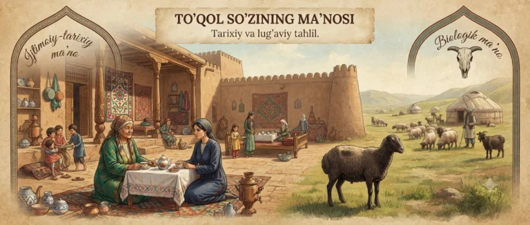 To’qol so’zining ma’nosi: tarixiy, ijtimoiy va lug’aviy tahlil