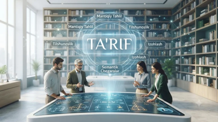 Ta’rif nima? Ta’rif berishning qoidalari, mantiqiy ahamiyati va ilmiy asoslari